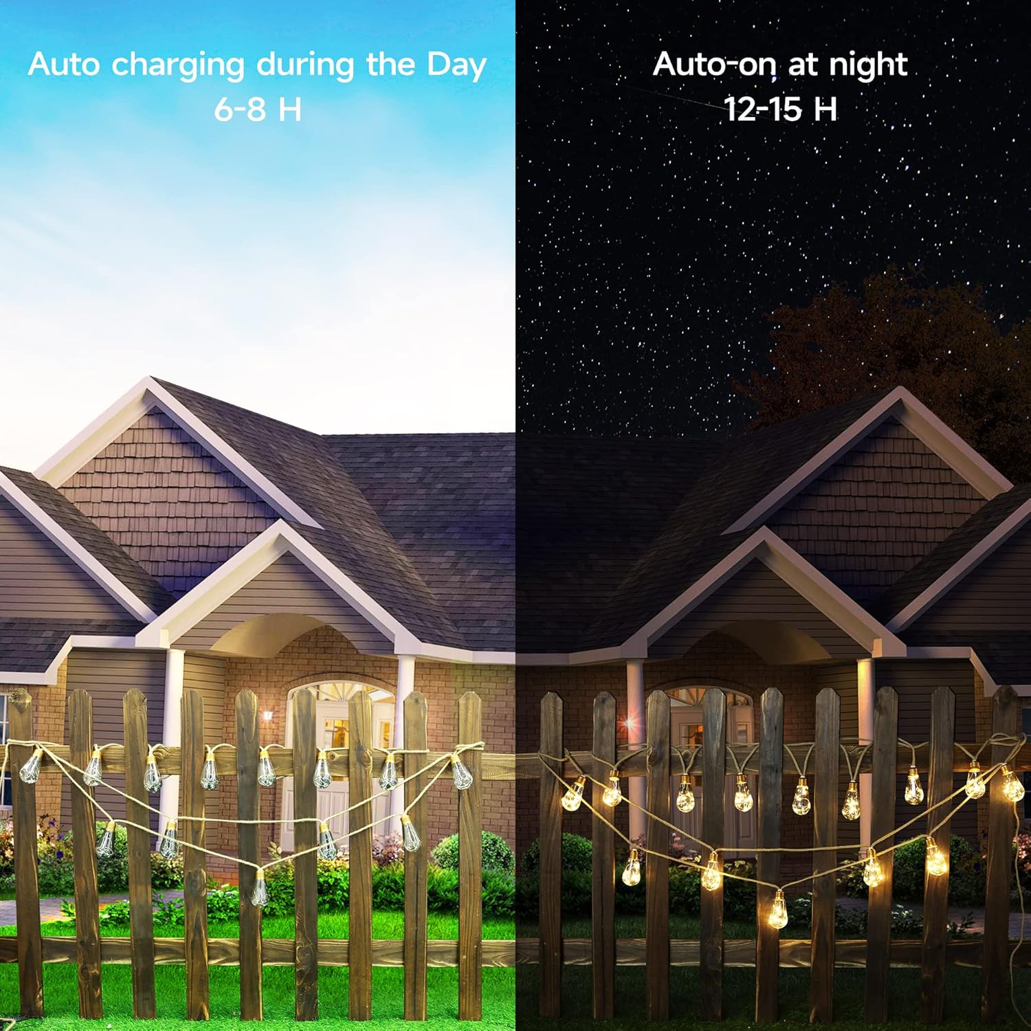 Solar Outdoor String Lights 20 - Outdoor Lighting Vintage avaliação e preço