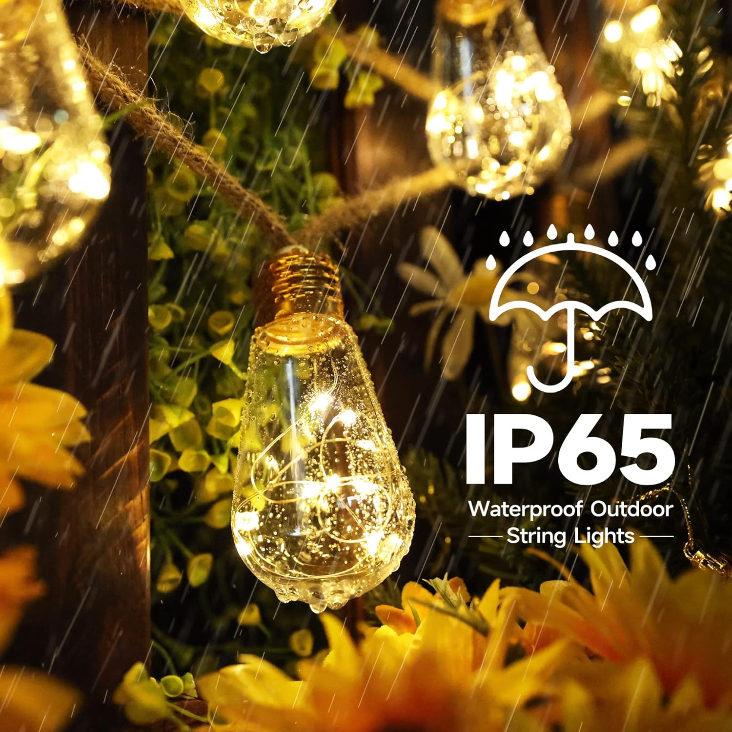 Solar Outdoor String Lights 20 - Outdoor Lighting Vintage avaliação e preço