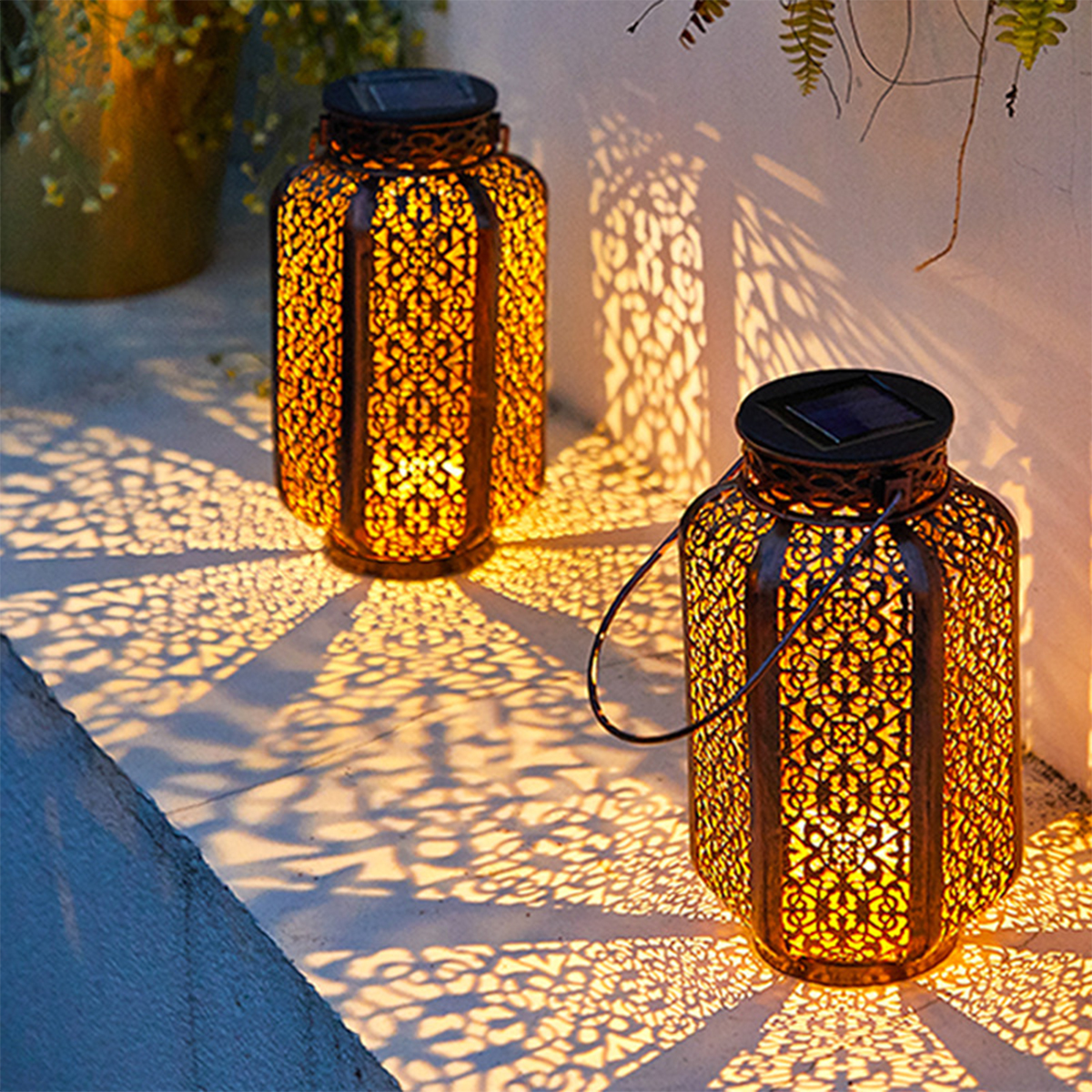 Solar Lanterns Outdoor Waterpr - Outdoor Lighting Vintage avaliação e preço