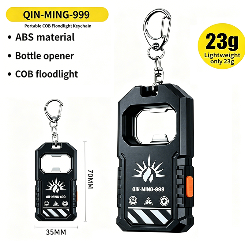 2Pcs Portable LED COB Keychain - Outdoor Lighting Lanterns avaliação e preço