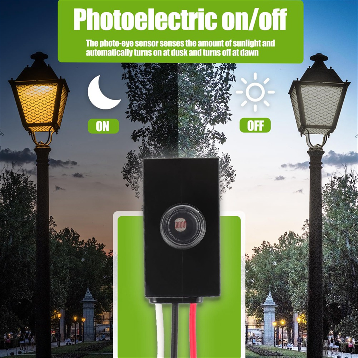 ABNJ Dusk to Dawn Sensor for O - Photocell Outdoor Lighting avaliação e preço