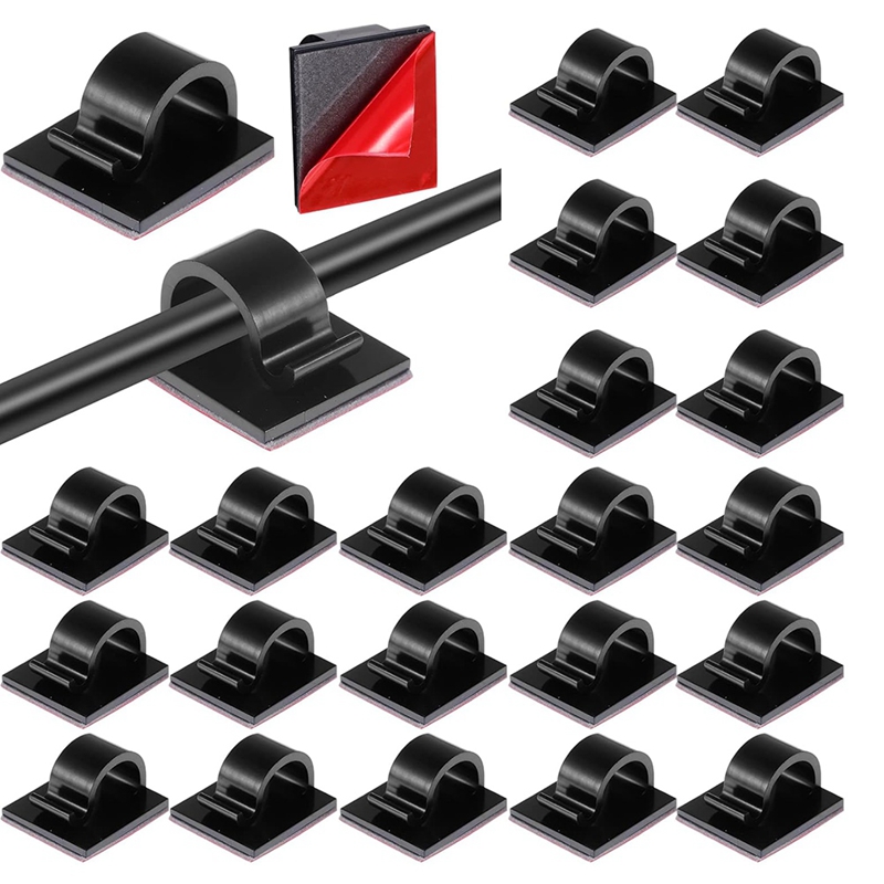 50 Pcs Mini Cable Clips Hooks  - Outdoor Lighting Hooks avaliação e preço