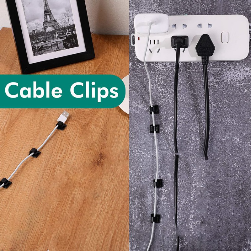 50 Pcs Mini Cable Clips Hooks  - Outdoor Lighting Hooks avaliação e preço