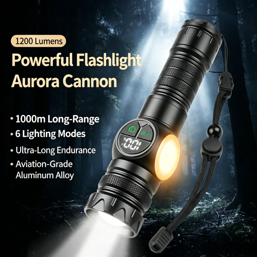 White Light LED Flashlight Typ - Outdoor Lighting Types avaliação e preço