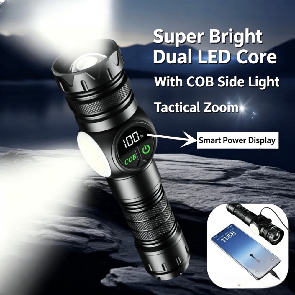 White Light LED Flashlight Typ - Outdoor Lighting Types avaliação e preço
