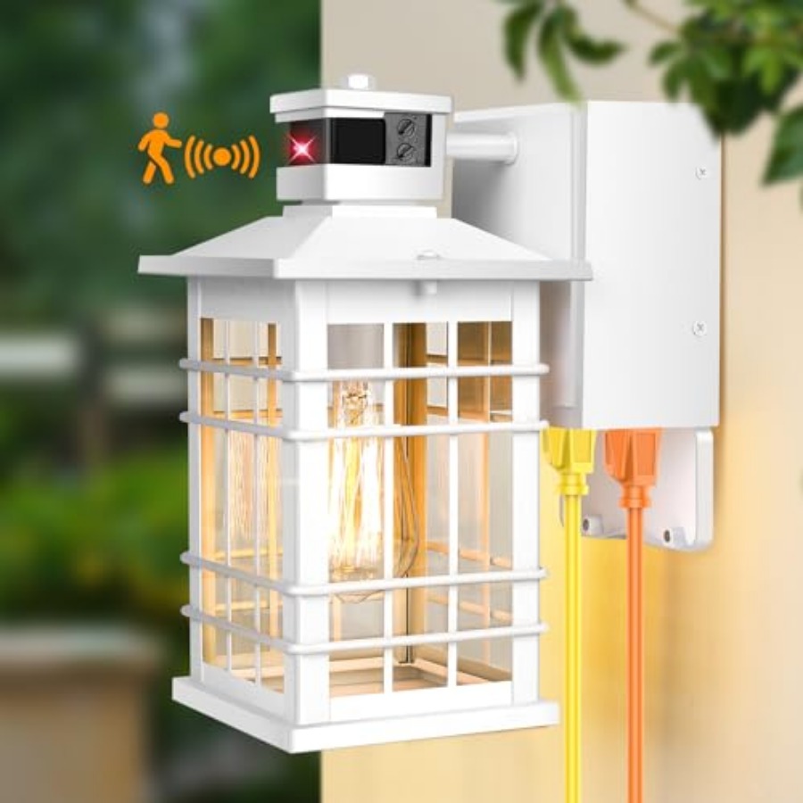 Porch Light with GFCI Outlets  - Outdoor Lighting No Outlet avaliação e preço