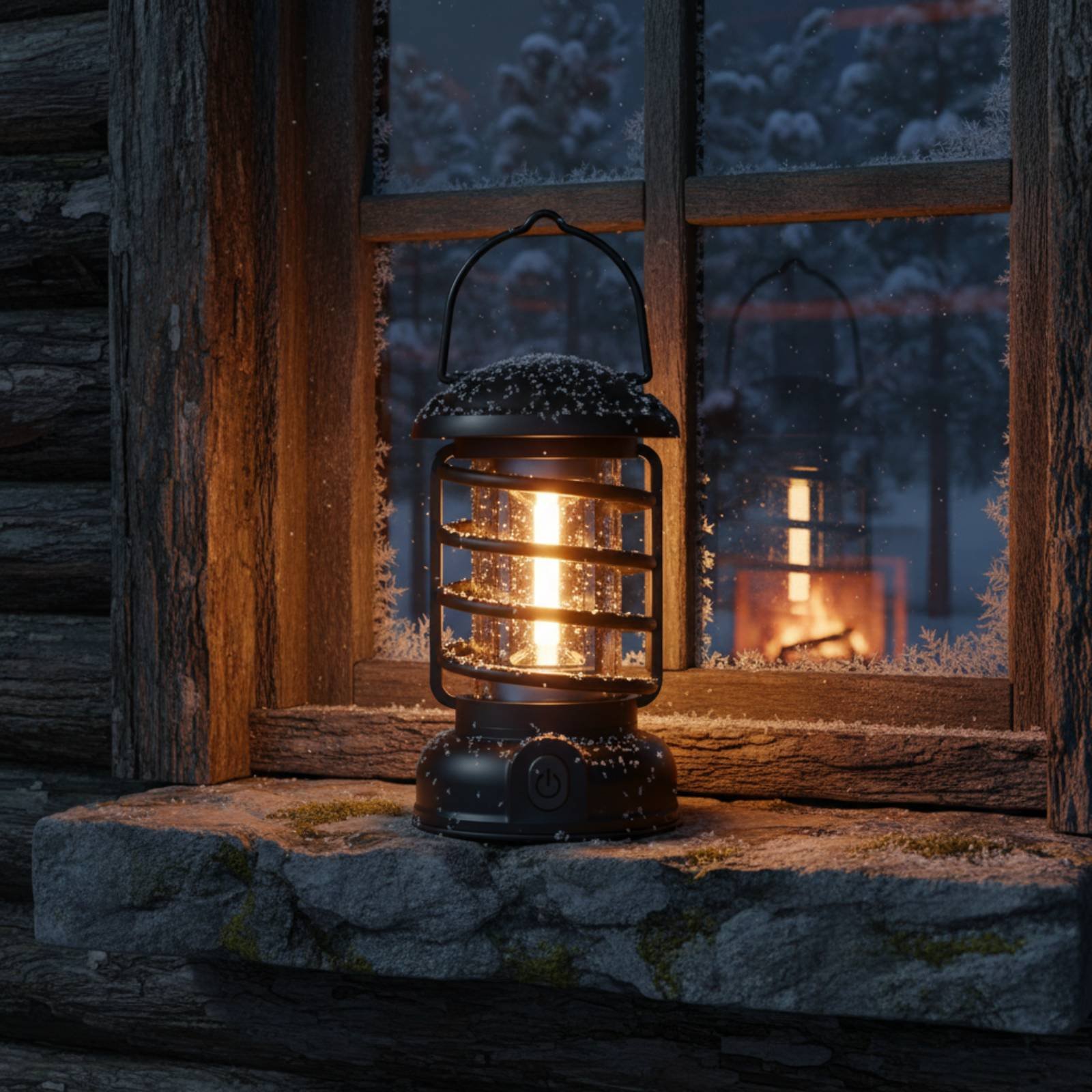 Retro Camping Lantern Two-Way  - Outdoor Lighting Vintage avaliação e preço