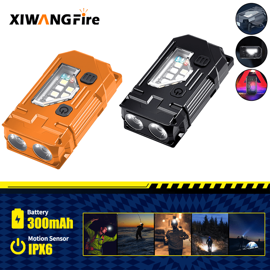 Mini Keychain EDC Flashlight - - Outdoor Lighting Types avaliação e preço