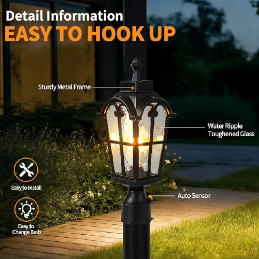 Sensor Outdoor Post Lights Wat - Outdoor Lighting Waterproof avaliação e preço