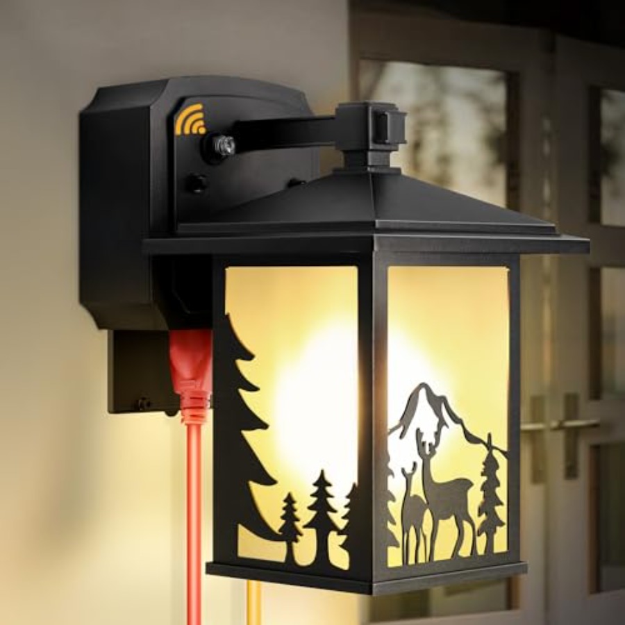Porch Lights with GFCI Outlet  - Outdoor Lighting No Outlet avaliação e preço