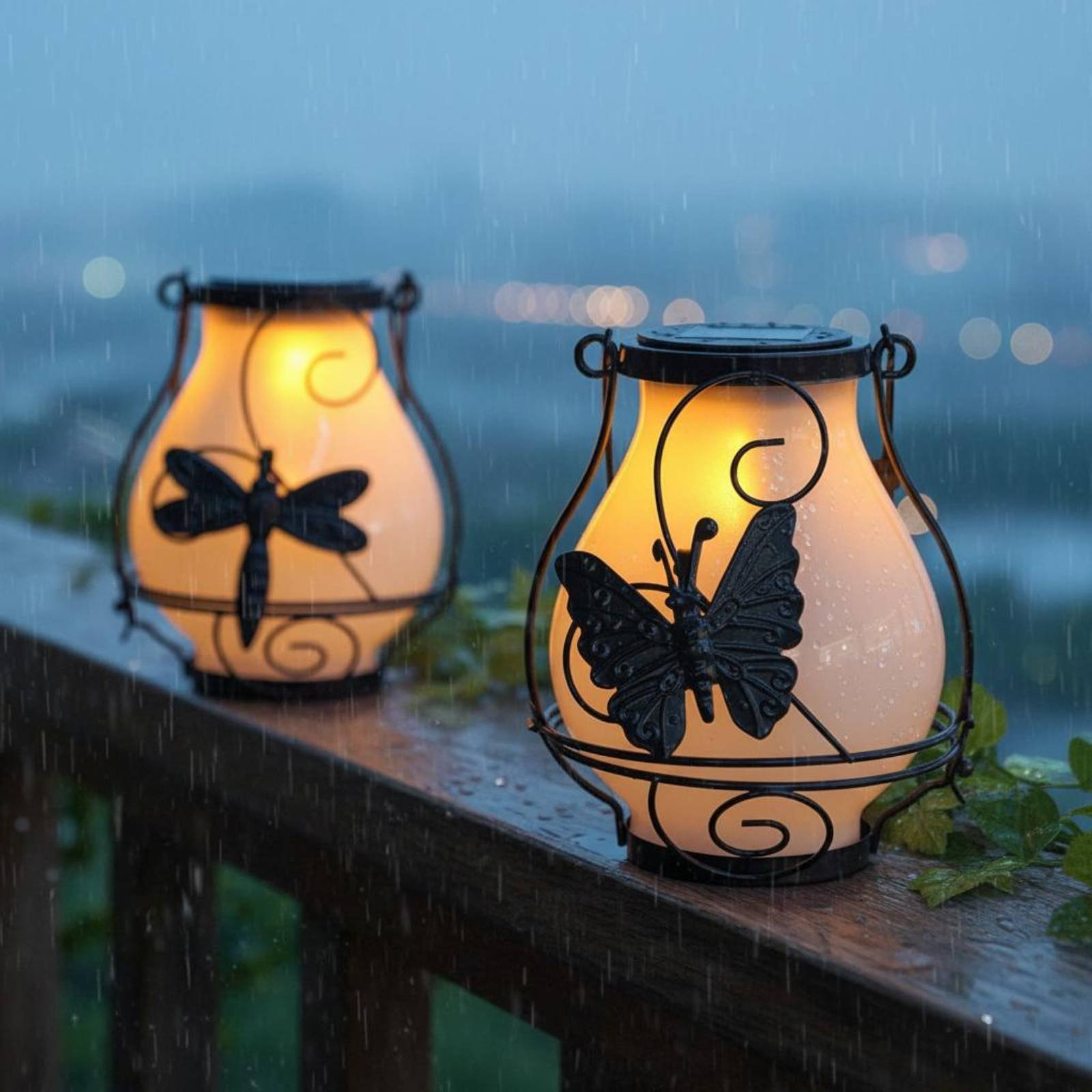 Solar Butterfly Lantern Waterp - Outdoor Lighting Decoration avaliação e preço