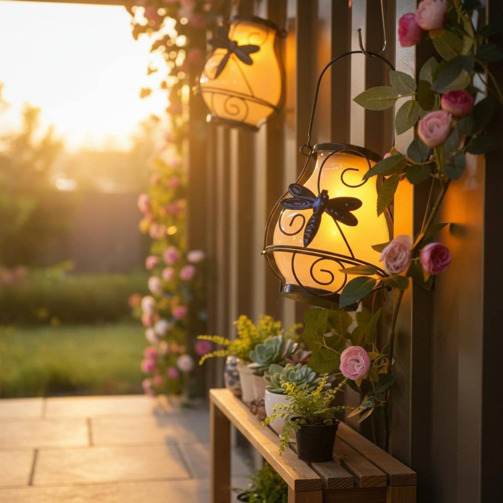 Solar Butterfly Lantern Waterp - Outdoor Lighting Decoration avaliação e preço