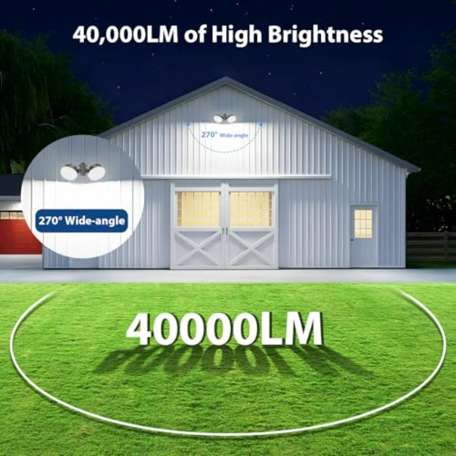 300W LED Barn Light, 40000LM D - Photocell Outdoor Lighting avaliação e preço