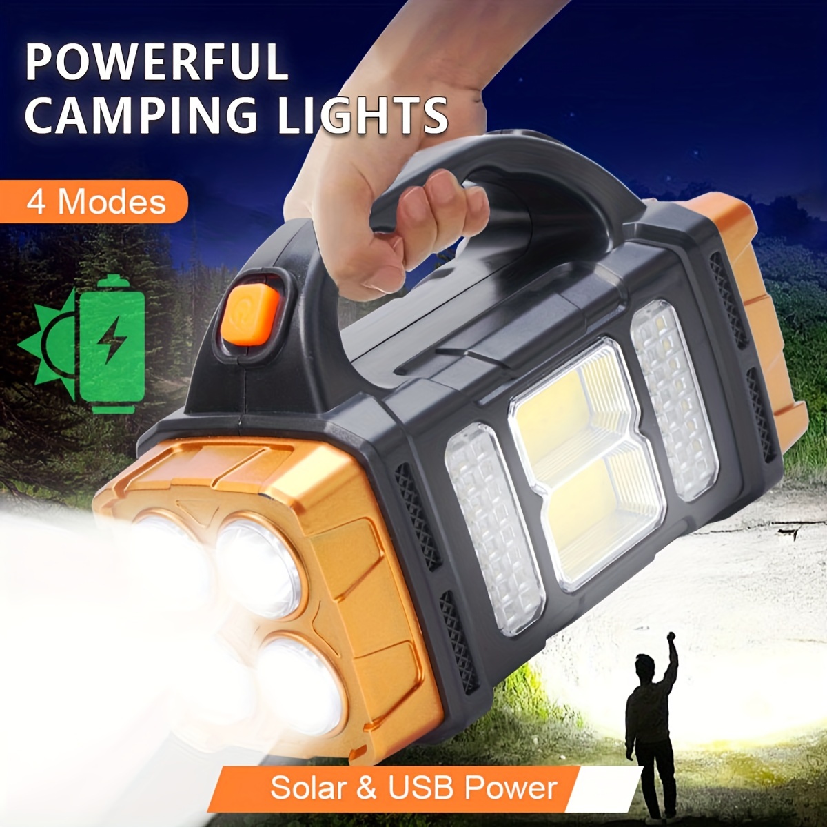 New Upgrade Rechargeable High  - Photocell Outdoor Lighting avaliação e preço