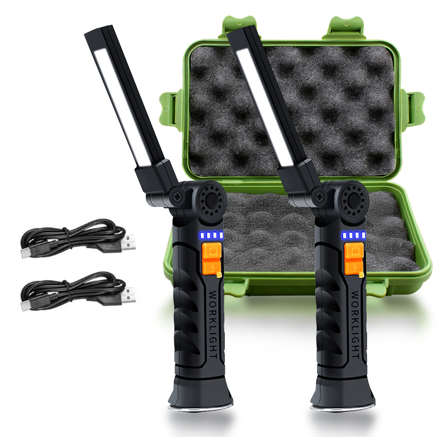 Portable LED COB Search Lights - Outdoor Lighting Hooks avaliação e preço