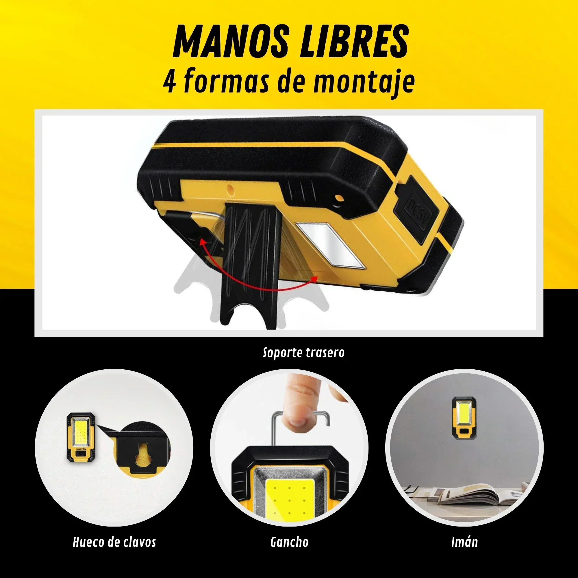 Portable 4000MaH Rechargeable  - Outdoor Lighting Hooks avaliação e preço