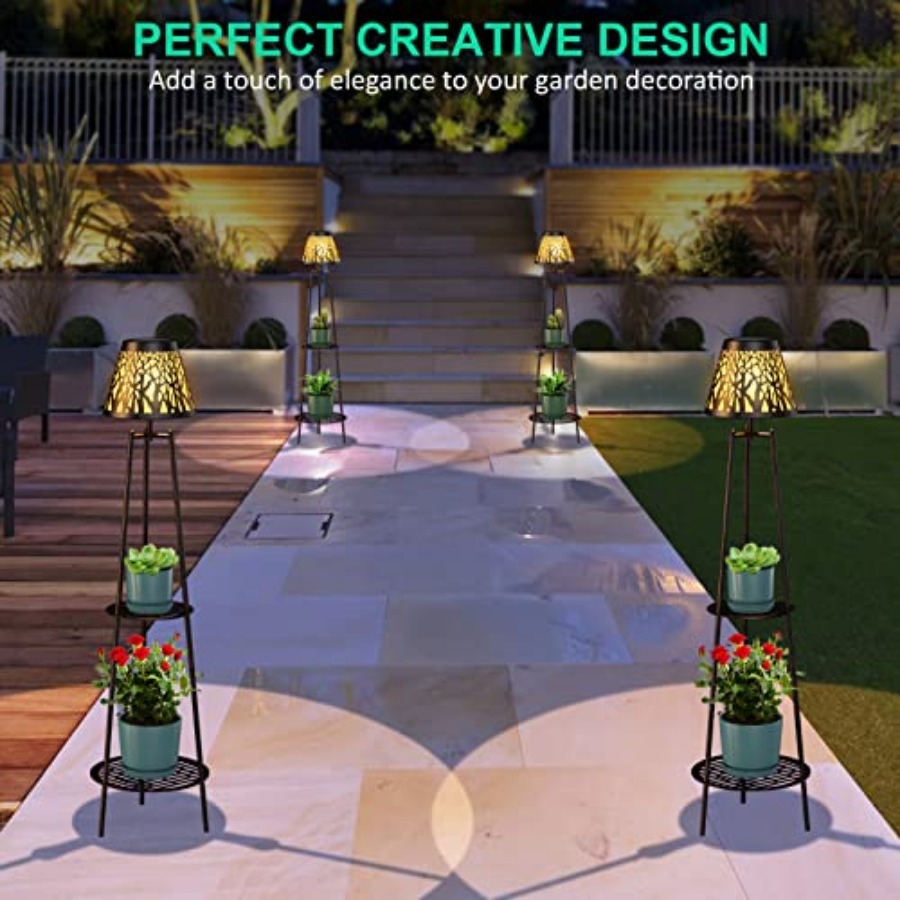 2 Pack Outdoor Solar Floor Lam - Outdoor Lighting Decoration avaliação e preço