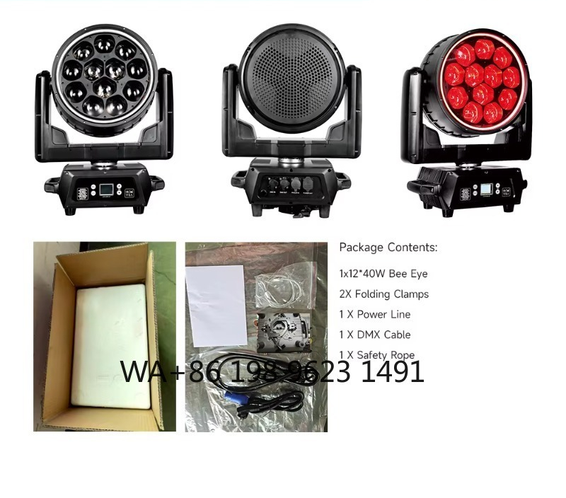 RGBW 4in1 Bee Eyes DMX Moving  - Lighting Wedding Outdoor avaliação e preço