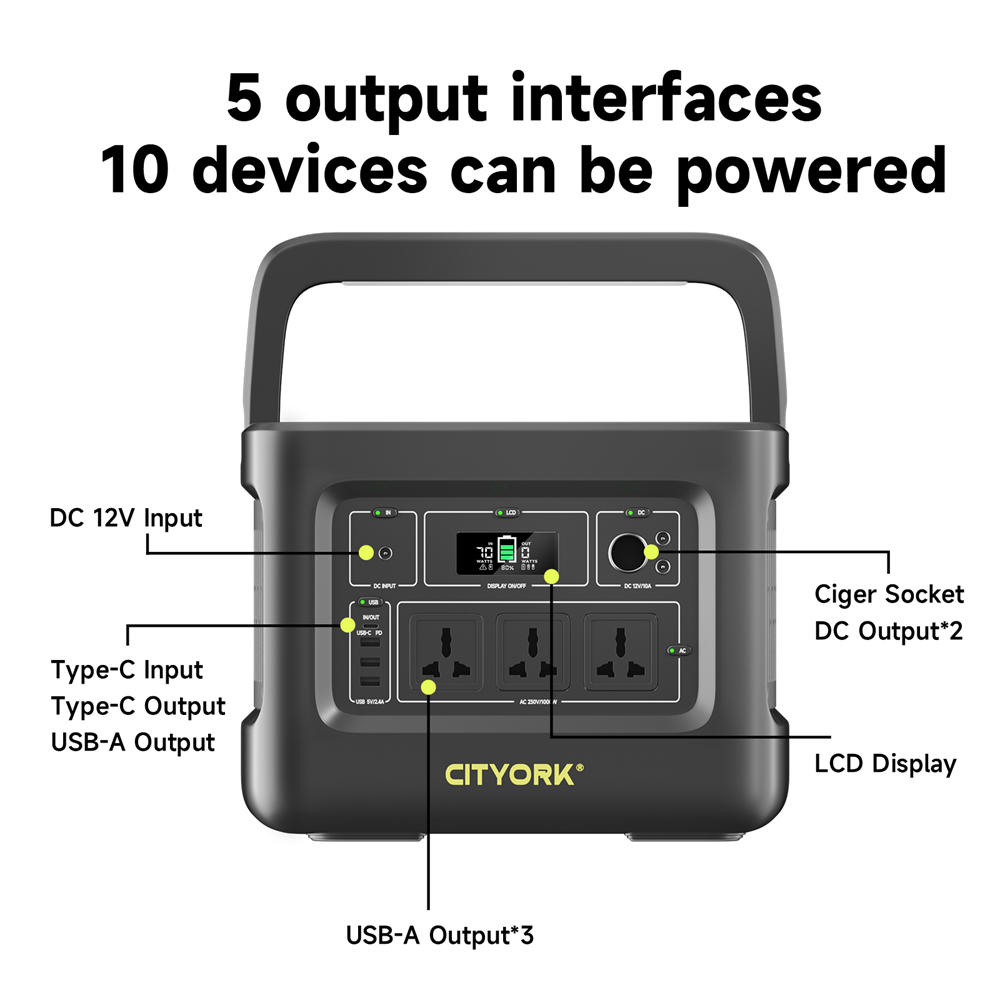 Portable Power Station 400W Po - Outdoor Lighting No Outlet avaliação e preço