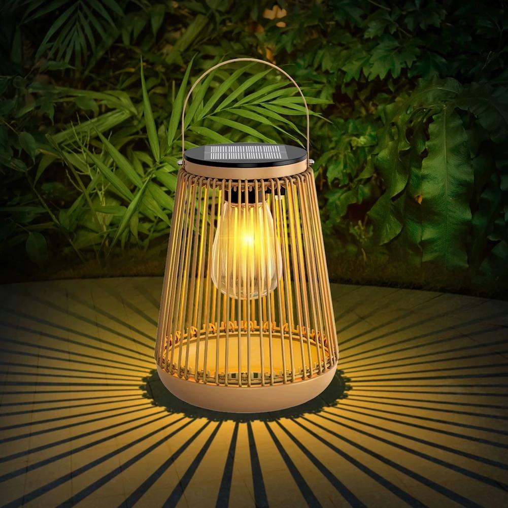 IP65 Waterproof Solar Rattan L - Outdoor Lighting Decoration avaliação e preço