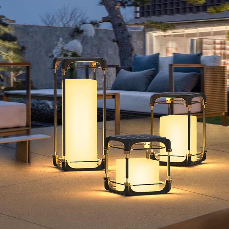 Luminous floor lamp courtyard  - Outdoor Lighting Decoration avaliação e preço