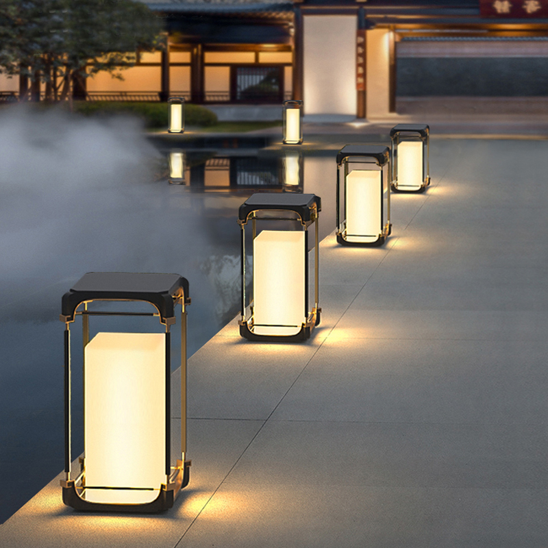 Luminous floor lamp courtyard  - Outdoor Lighting Decoration avaliação e preço