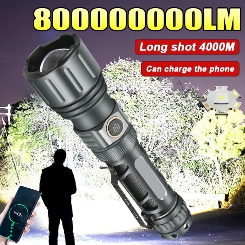 Super Bright Flashlight Portab - Outdoor Lighting Lanterns avaliação e preço