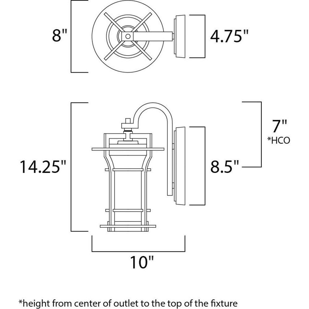 Outdoor Wall Light - 1-Light,  - Outdoor Lighting Mediterranean Style avaliação e preço