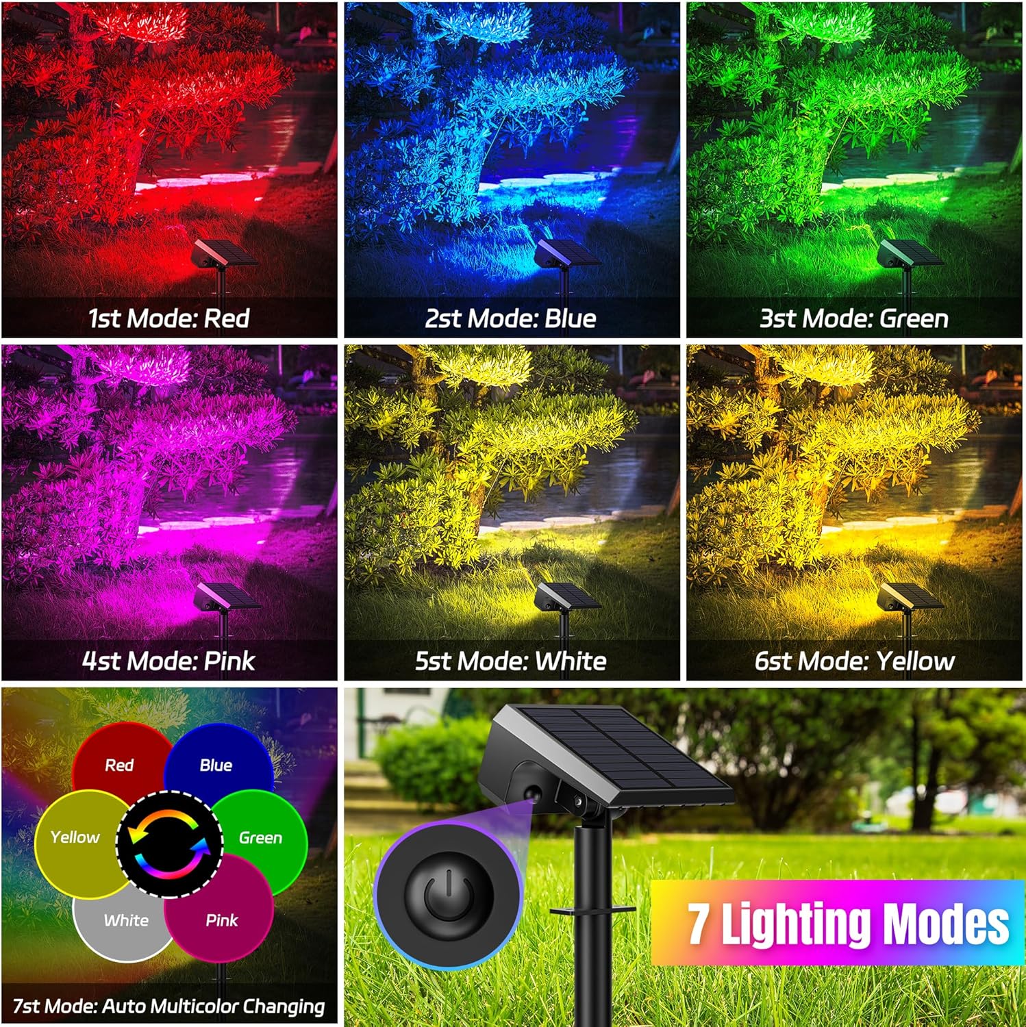 10-Pack Solar Spot Lights, 28  - Outdoor Lighting Waterproof avaliação e preço