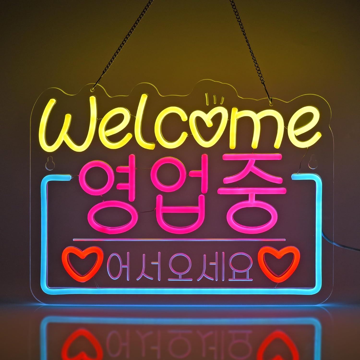 Korean Welcome on Sale Neon Si - Outdoor Lighting On Sale avaliação e preço