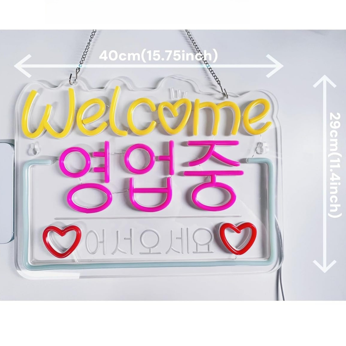 Korean Welcome on Sale Neon Si - Outdoor Lighting On Sale avaliação e preço