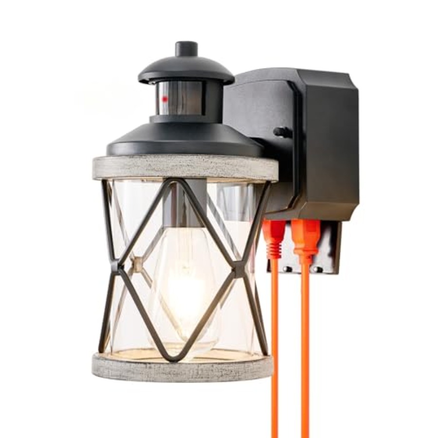 Dusk to Dawn Motion Sensor Out - Outdoor Lighting No Outlet avaliação e preço